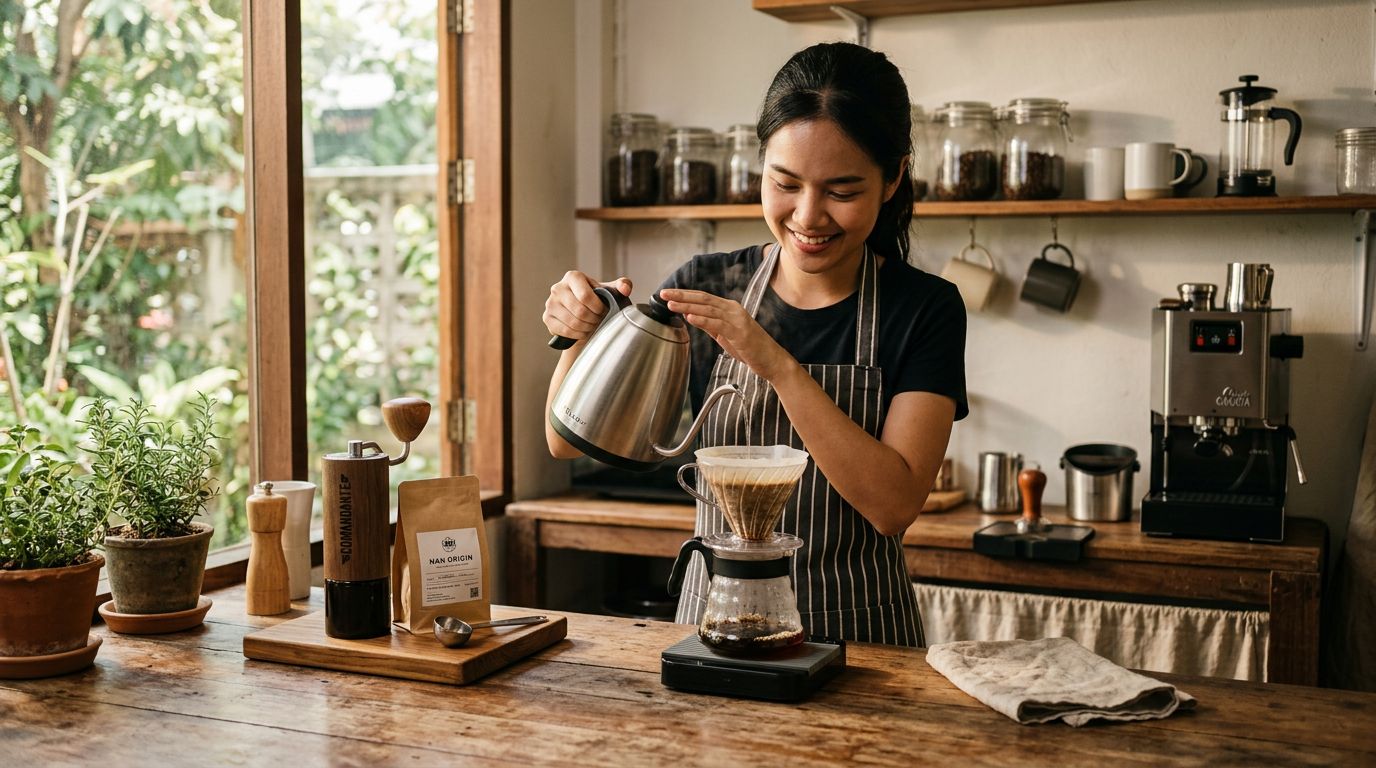 อุปกรณ์บาริสต้ามือใหม่ที่ต้องมีติดบ้าน ถ้าอยากชงกาแฟเองให้ได้รสชาติเหมือนร้านดัง
