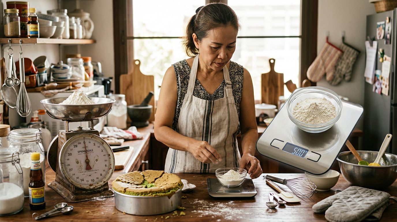 เครื่องชั่งสปริงทำให้ขนมพังได้โดยไม่รู้ตัว และทำไมดิจิทัลถึงเป็นคำตอบสำหรับเบเกอรี่แม่นยำ