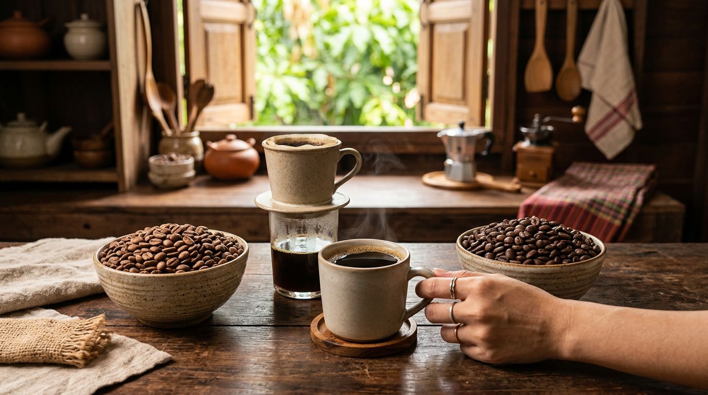 โรบัสต้า vs อาราบิก้า เลือกเมล็ดกาแฟให้ถูกก่อนชงกาแฟดำที่บ้าน