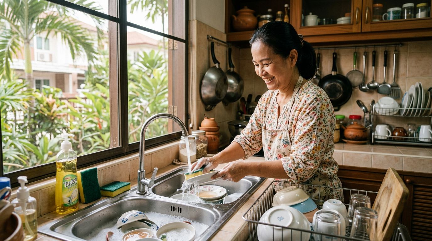 ล้างจานยังไงให้ไม่มีคราบและไม่มีกลิ่นอับ ขั้นตอนที่คนส่วนใหญ่ทำสลับกันอยู่ทุกวัน