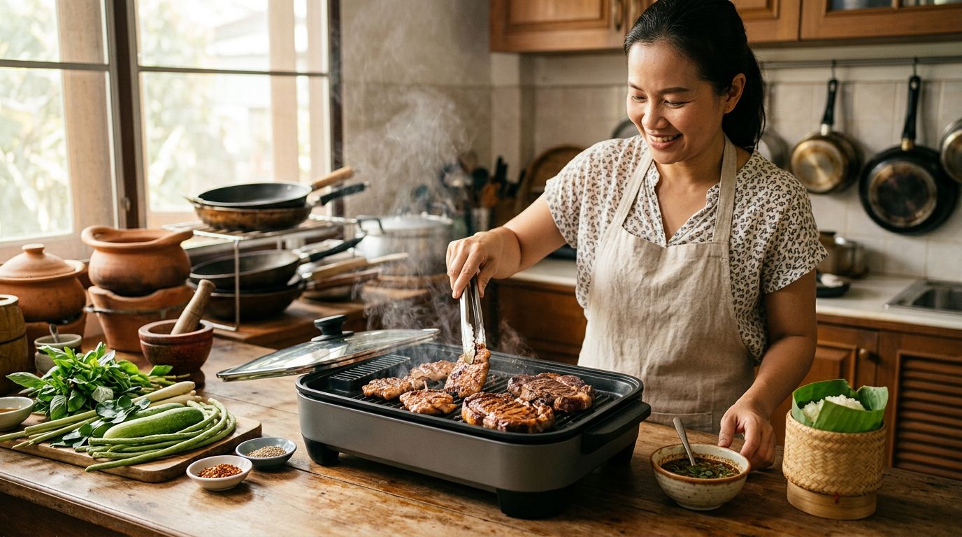 เตาย่างไฟฟ้าไร้ควัน ย่างหมูย่างเนื้อได้หอมจริงไหม และเลือกยังไงไม่ให้ผิดหวัง